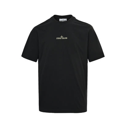 Stone Island 26ss fuzzy compass printed short sleeves on the back