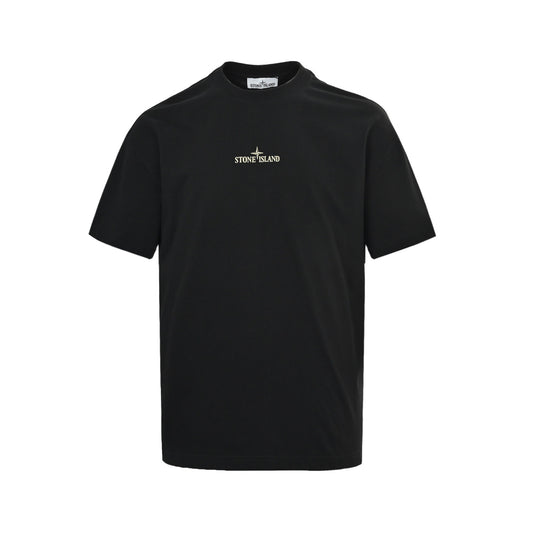 Stone Island 26ss fuzzy compass printed short sleeves on the back
