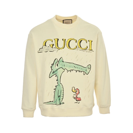 Gucci 24Fw fun cartoon series printed round neck sweatshirt