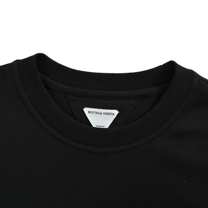 Bottega Veneta/BV leather woven pocket short sleeves
