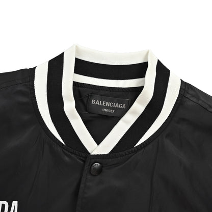 Balenciaga 26ss NBA joint embroidered baseball jacket