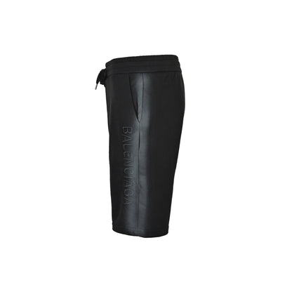 Balenciaga spray-painted embroidered letter shorts