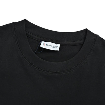 Moncler/Mask 26ss embroidered logo short sleeves
