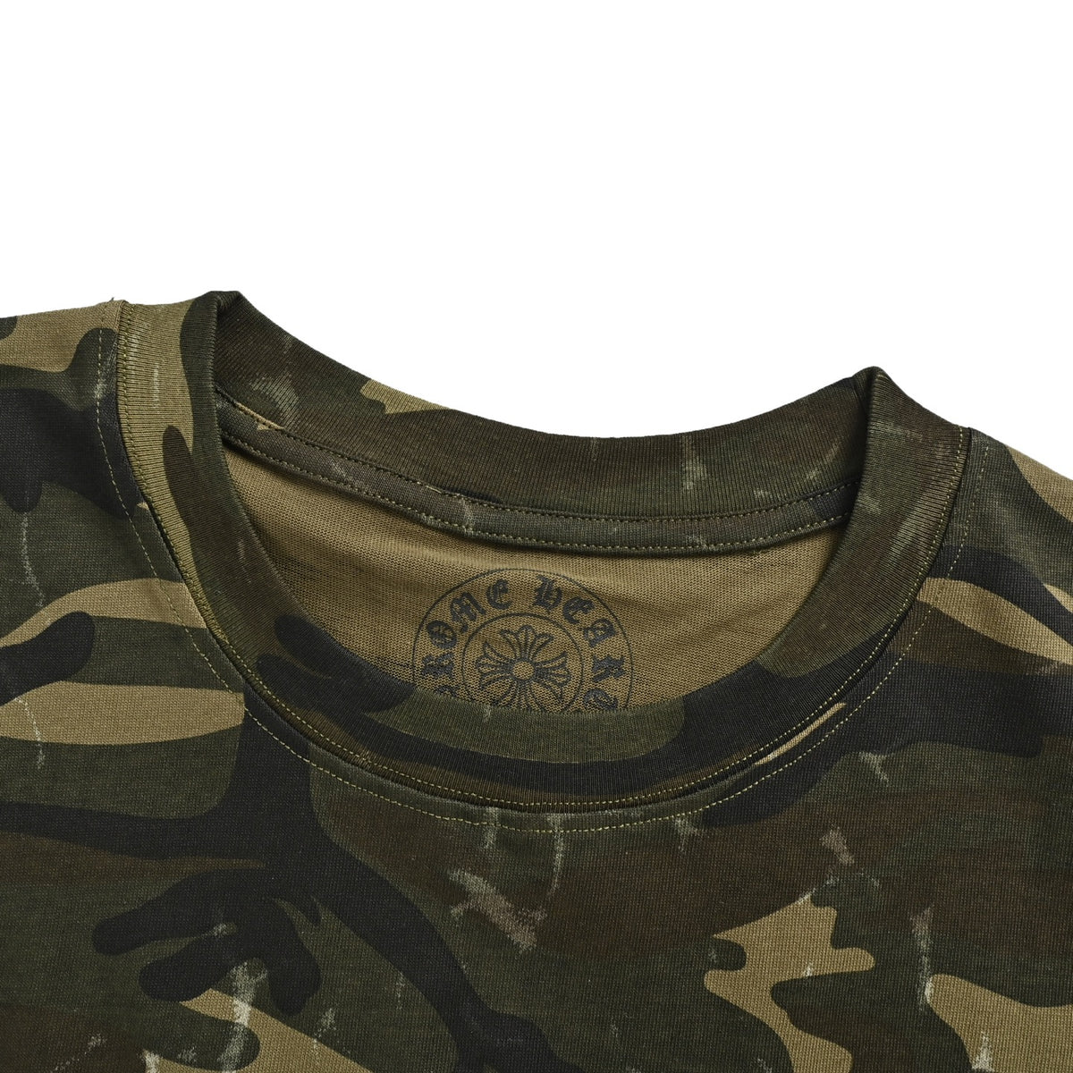 Chrome Hearts Camouflage Flag Print Short Sleeves
