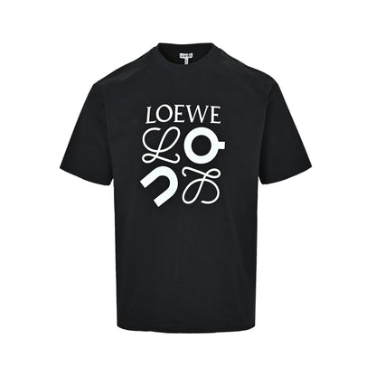 Loewe/Luo Yiwei Angpao joint printed logo short sleeves