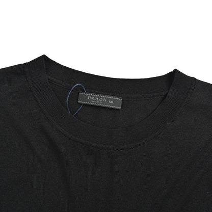 Prada letter jacquard knitted short sleeves