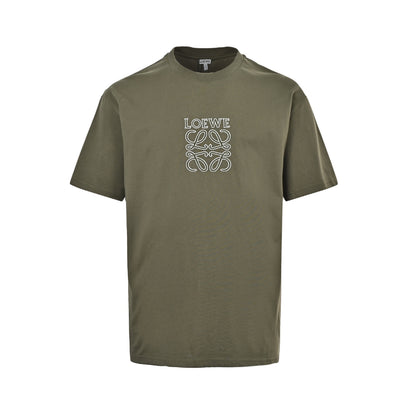 Loewe/Luo Yiwei embroidered logo logo short sleeves