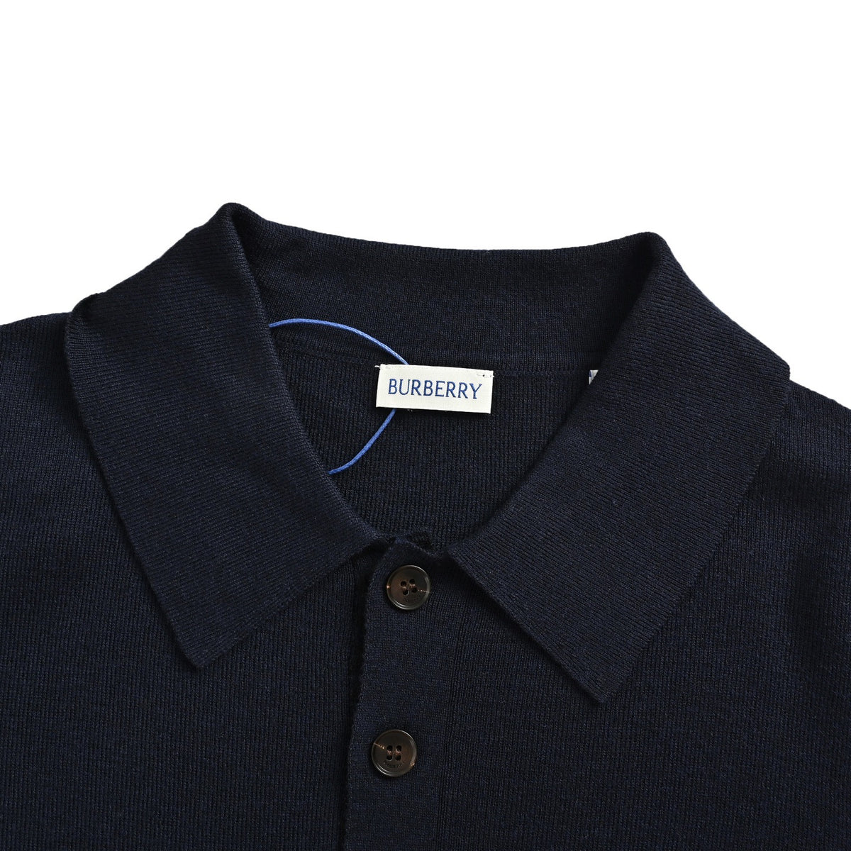 Burberry 26ss war horse logo embroidered knitted Polo short sleeves