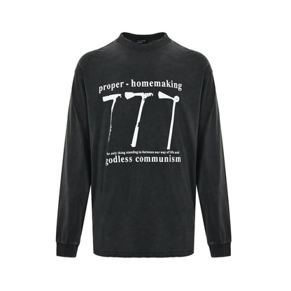 Enfants Riches Déprimés Melancholy rich second generation 777 printed long-sleeved T-shirt