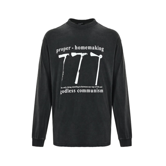 Enfants Riches Déprimés Melancholy rich second generation 777 printed long-sleeved T-shirt