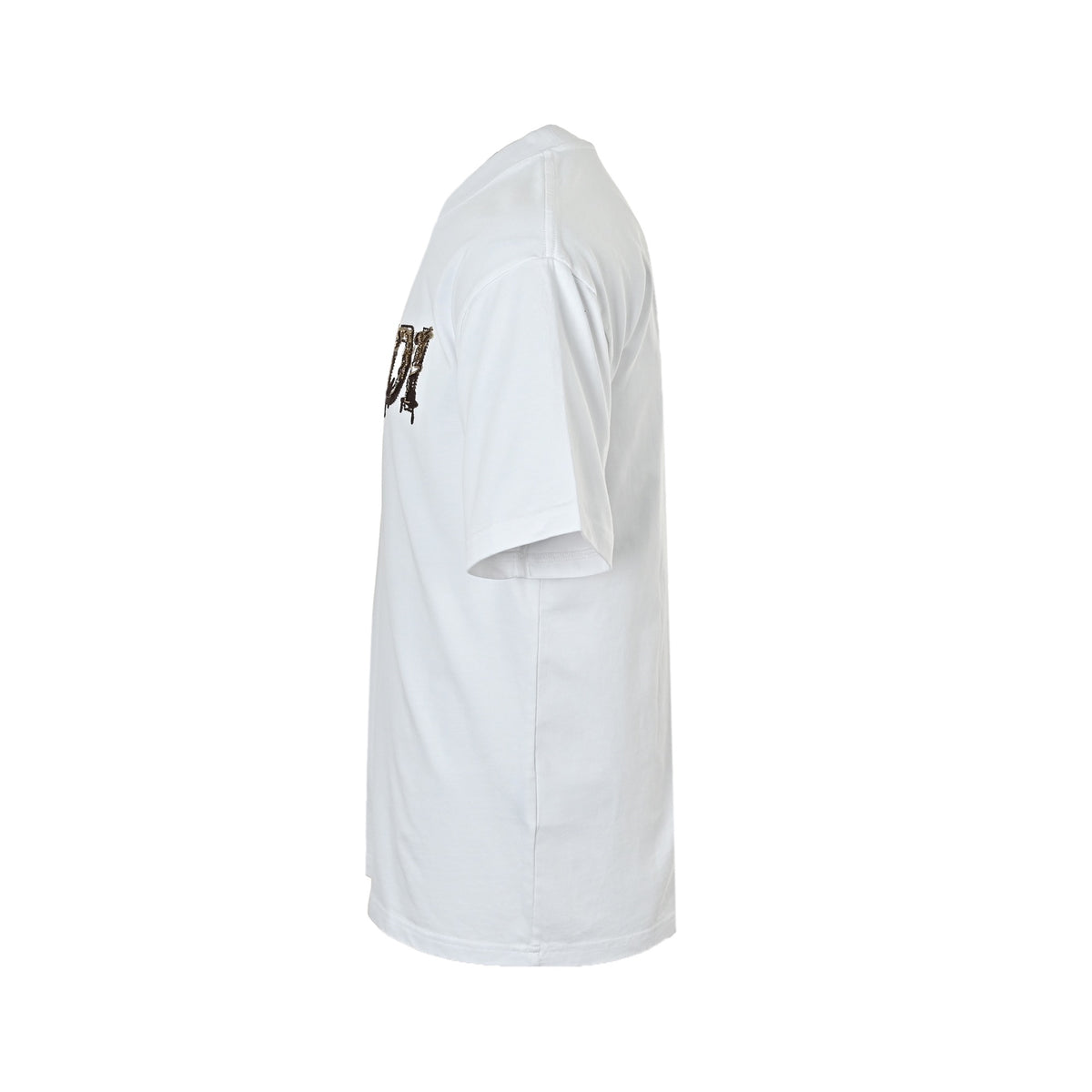 Fendi 26ss beaded dissolved letter embroidered short sleeves