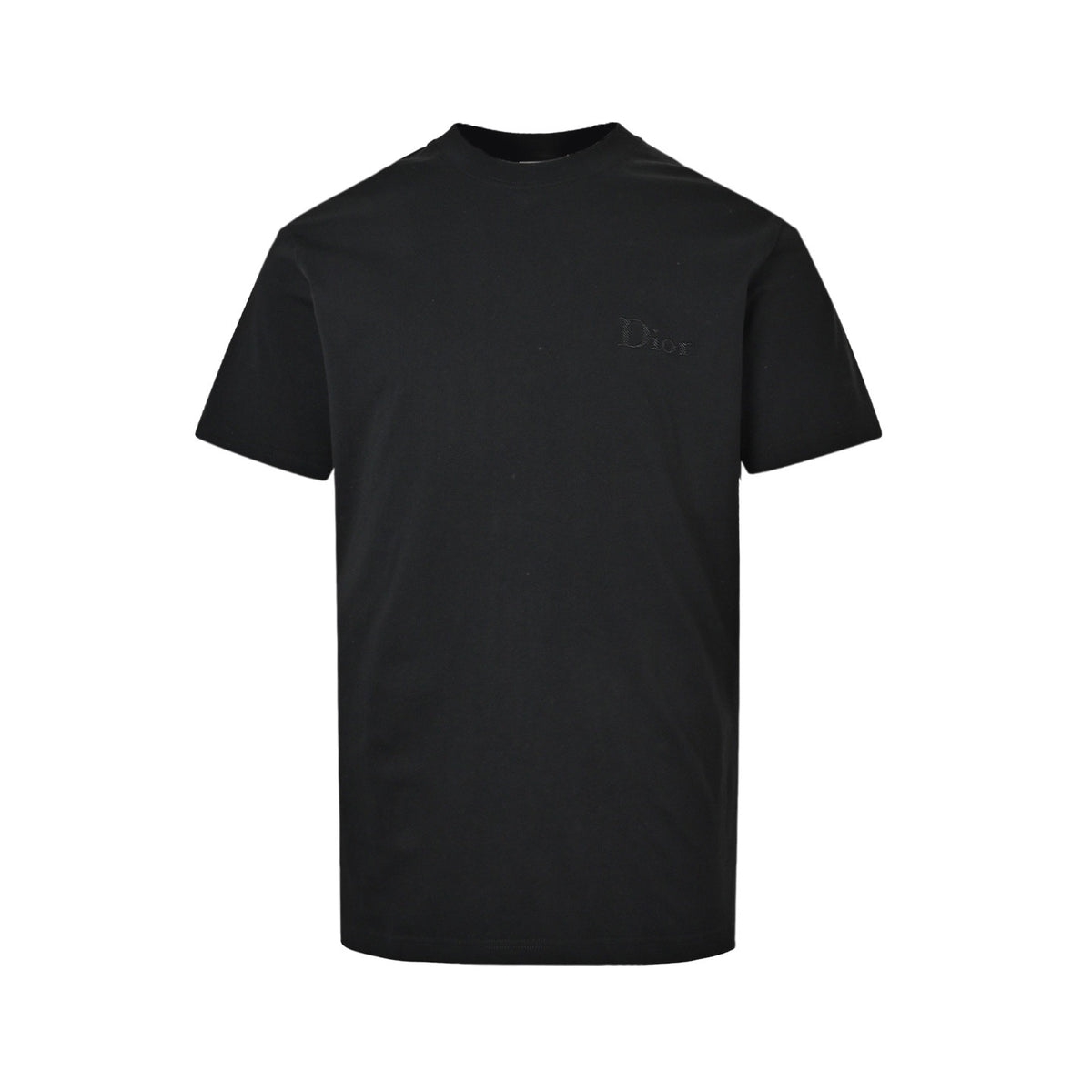 Dior short sleeves with dark letter embroidery on the chest