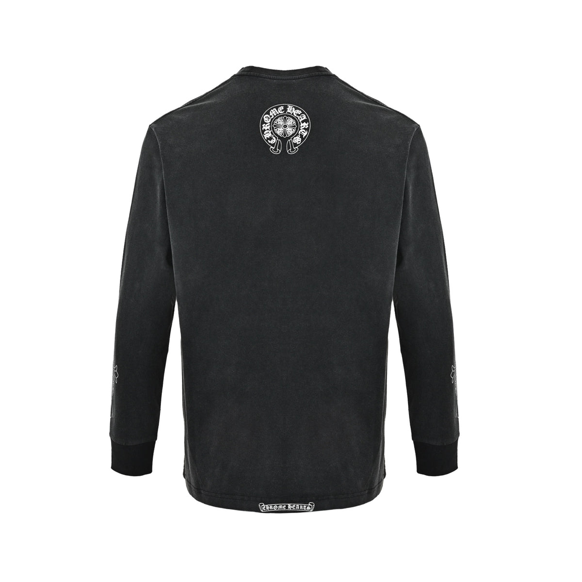 Chrome Hearts/Chrome Heart Pocket Vine Sword Print Long Sleeve T-Shirt