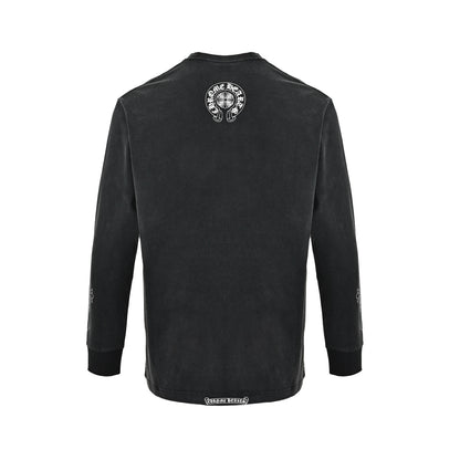 Chrome Hearts/Chrome Heart Pocket Vine Sword Print Long Sleeve T-Shirt