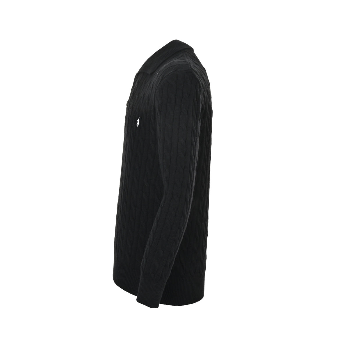 Ralph Lauren Cable Lapel Polo Sweater