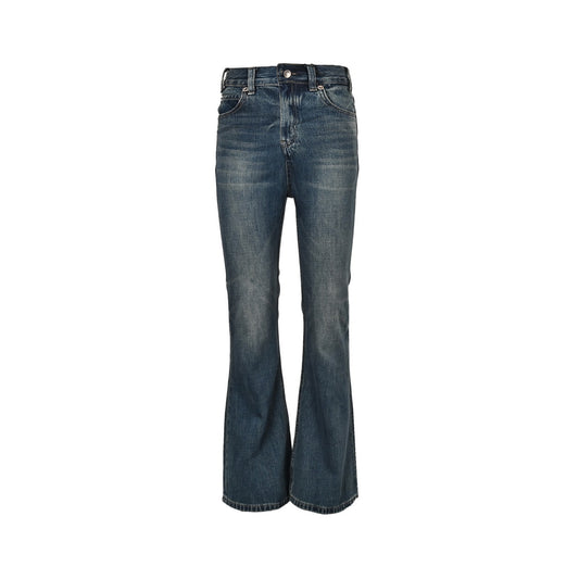 Celine washed bootcut jeans