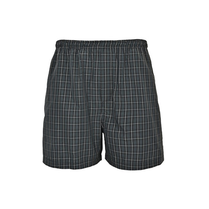 Balenciaga/Balanciaga wheat ear embroidered plaid beach shorts