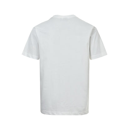 Dior small daisy embroidered round neck short sleeves