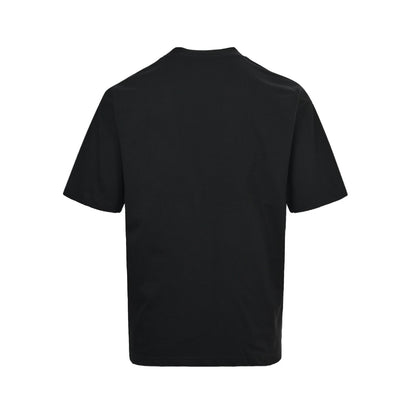Balenciaga/Balanciaga 26ss fuzzy cola hot diamond washed short sleeves