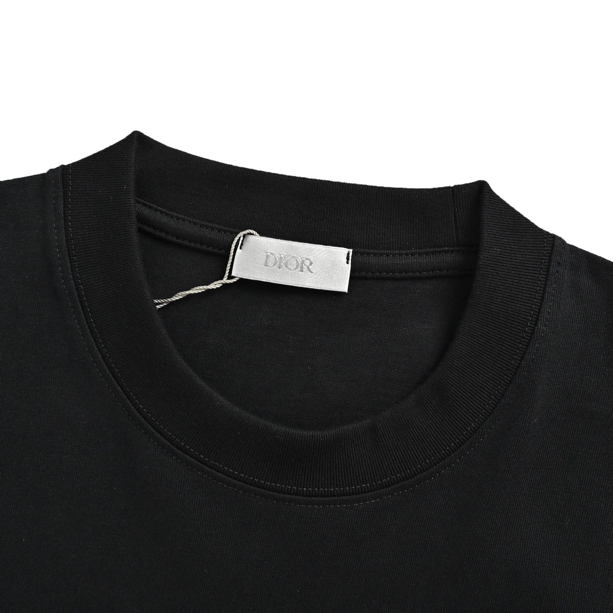 Dior five-pointed star letter foam printed short sleeves