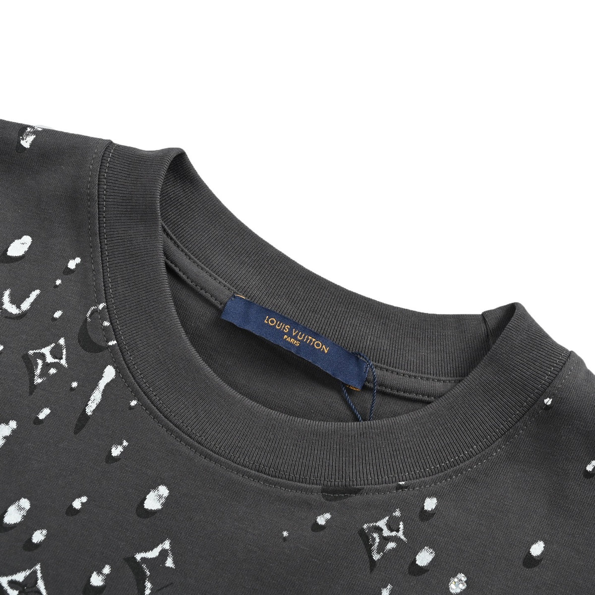 Louis Vuitton 26ss 3D presbyopia water drop print short sleeves