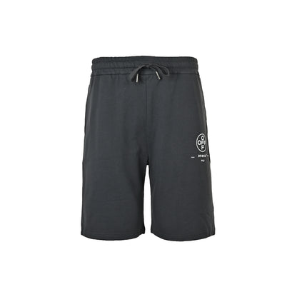 OFFWHITE round OFF letter print shorts