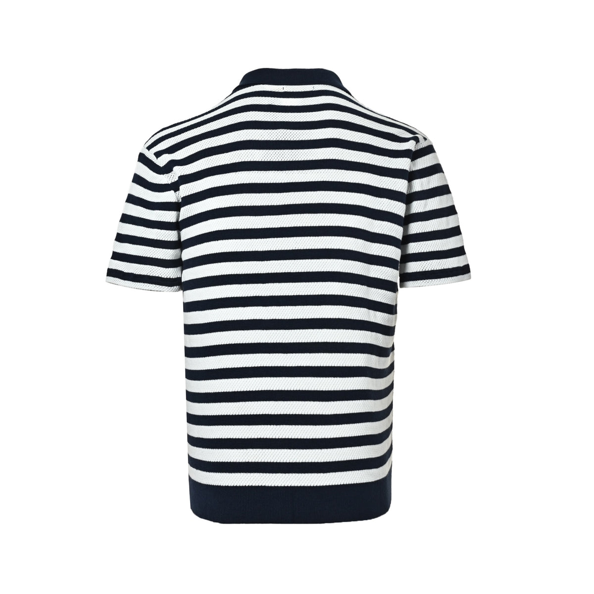 Ralph Lauren striped seagull collar knitted Polo short sleeves