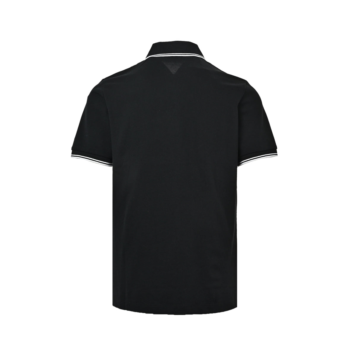 Loewe/Luoyiwei embroidered logo half-zip Polo short sleeves