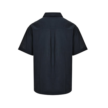 ZEGNA/Jegna linen short-sleeved polo shirt