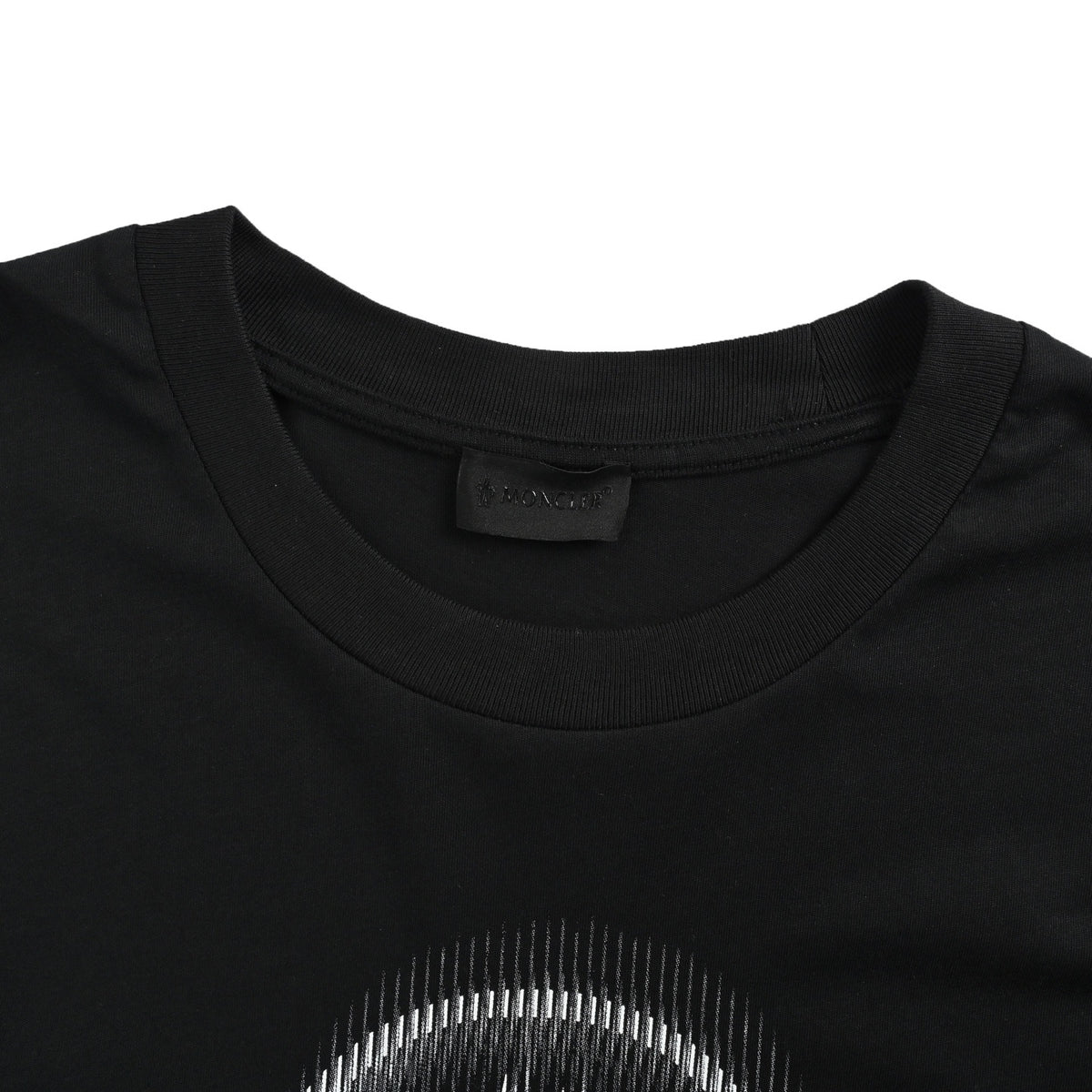 Moncler/Muzzled Blurred Printed Letters LOGO Short Sleeves
