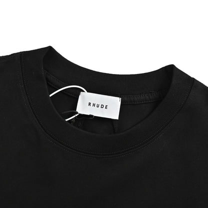 RHUDE ST. HOTEL Badge printed short sleeves