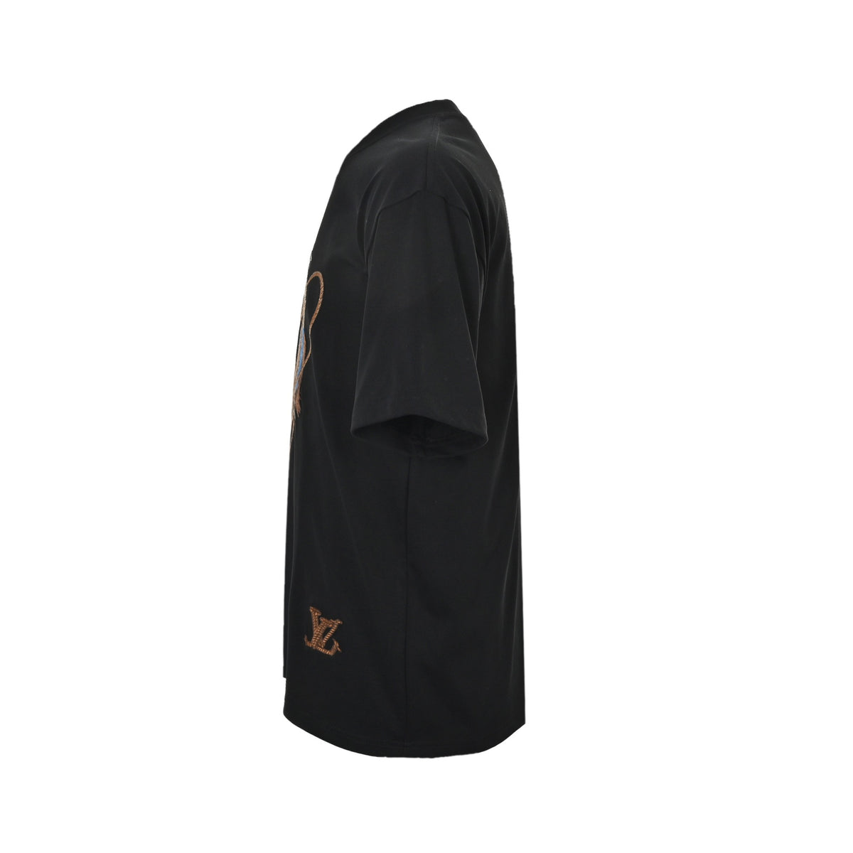 Louis Vuitton Western denim heavy embroidered short sleeves