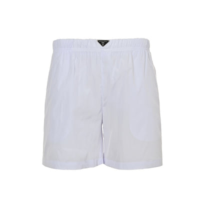 Prada 25ss waist triangle beach shorts