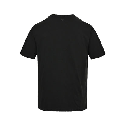 Burberry 24ss flocked war horse print short sleeves