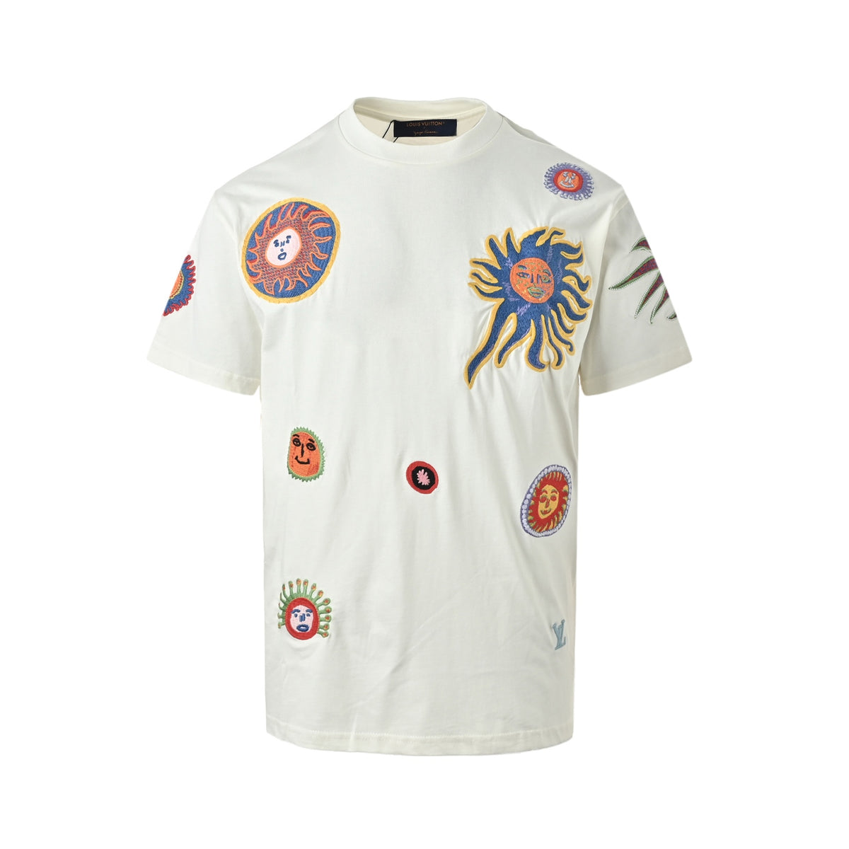 Louis Vuitton sunflower embroidered short sleeves