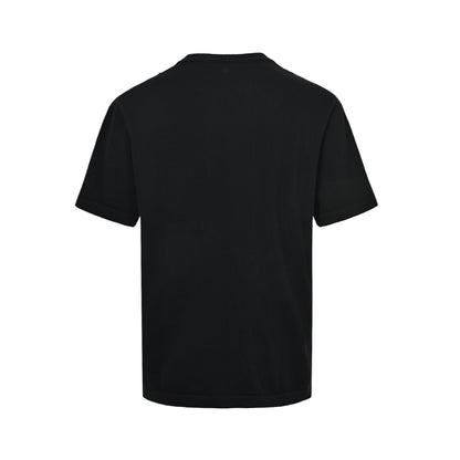 Louis Vuitton pin letter embroidered knitted short sleeves