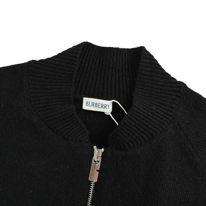 Burberry 25Fw shield jacquard sweater zipper jacket