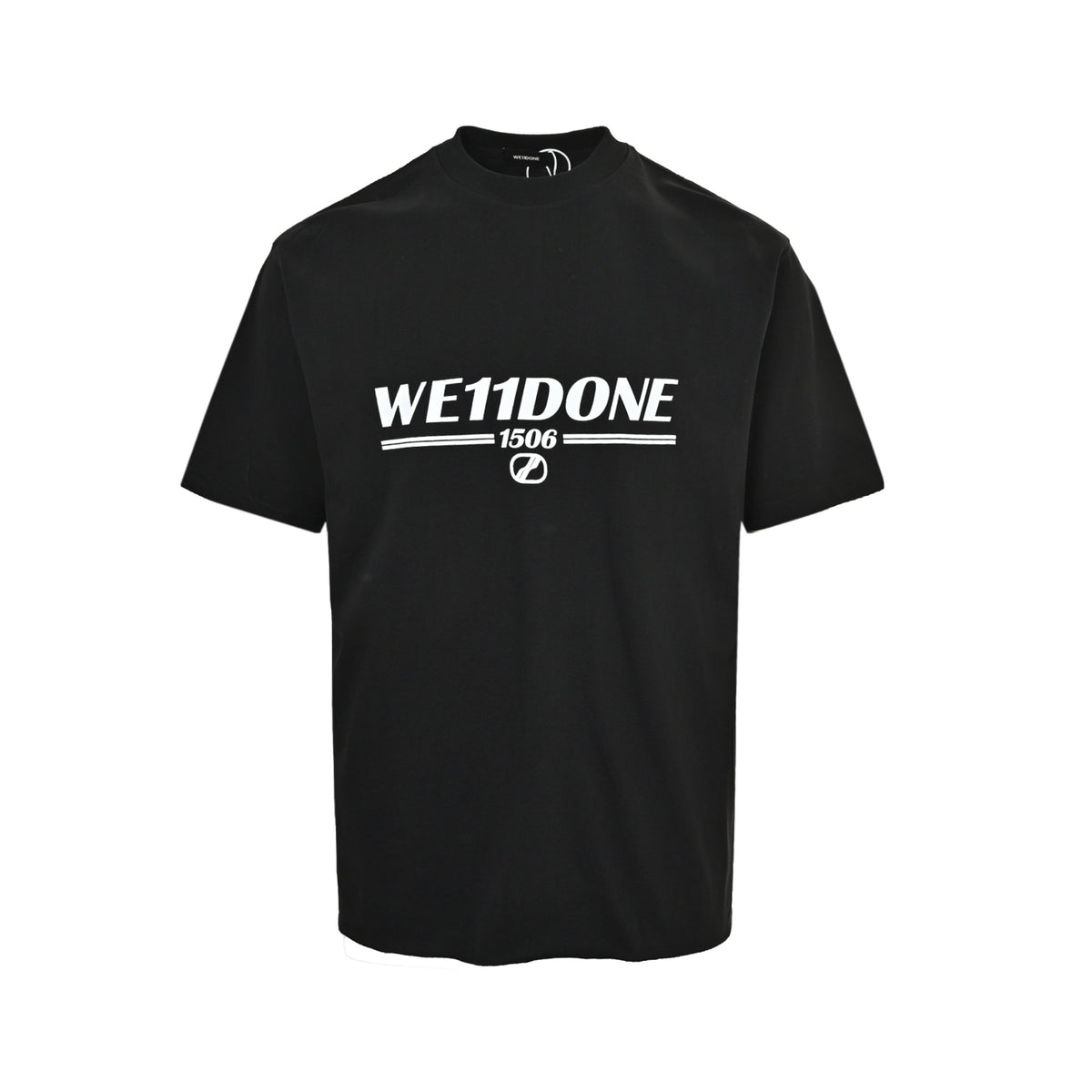 WE11DONE 1506 horizontal logo letter printed short sleeves