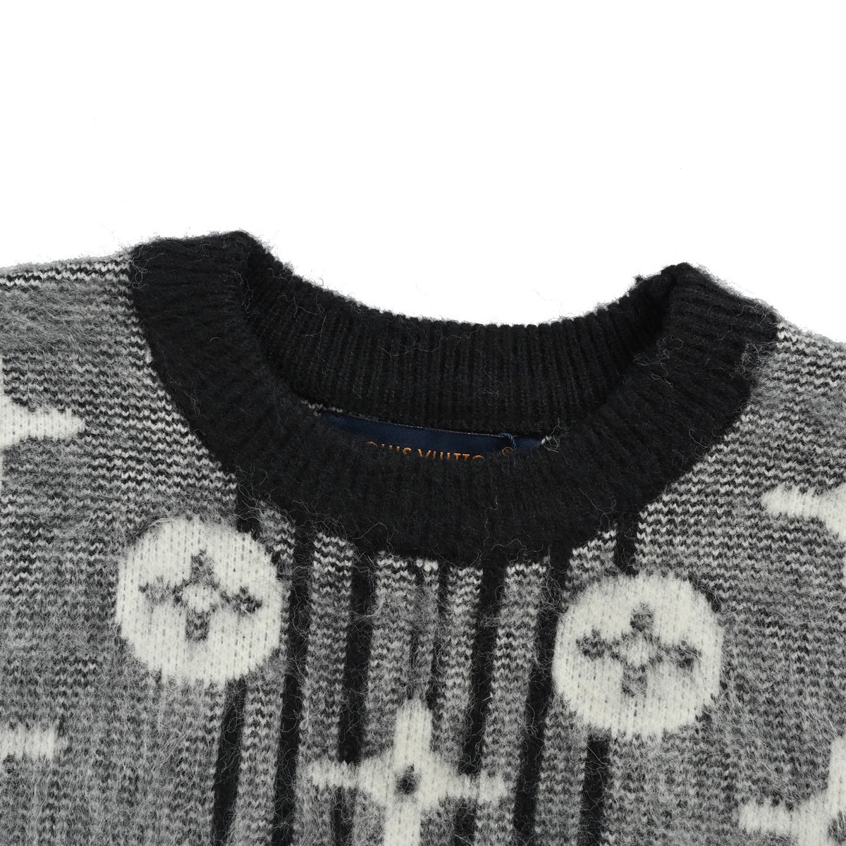 Louis Vuitton full-frame presbyopic logo mohair sweater