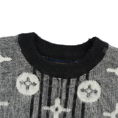 Louis Vuitton full-frame presbyopic logo mohair sweater