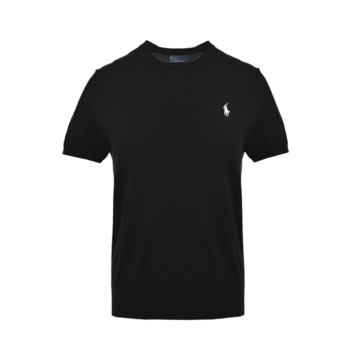 Ralph Lauren women's embroidered horse logo knitted short sleeves