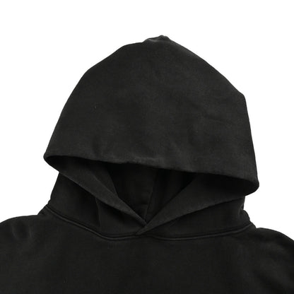 Balenciaga/Balanciaga Double B embroidered washed hooded sweatshirt