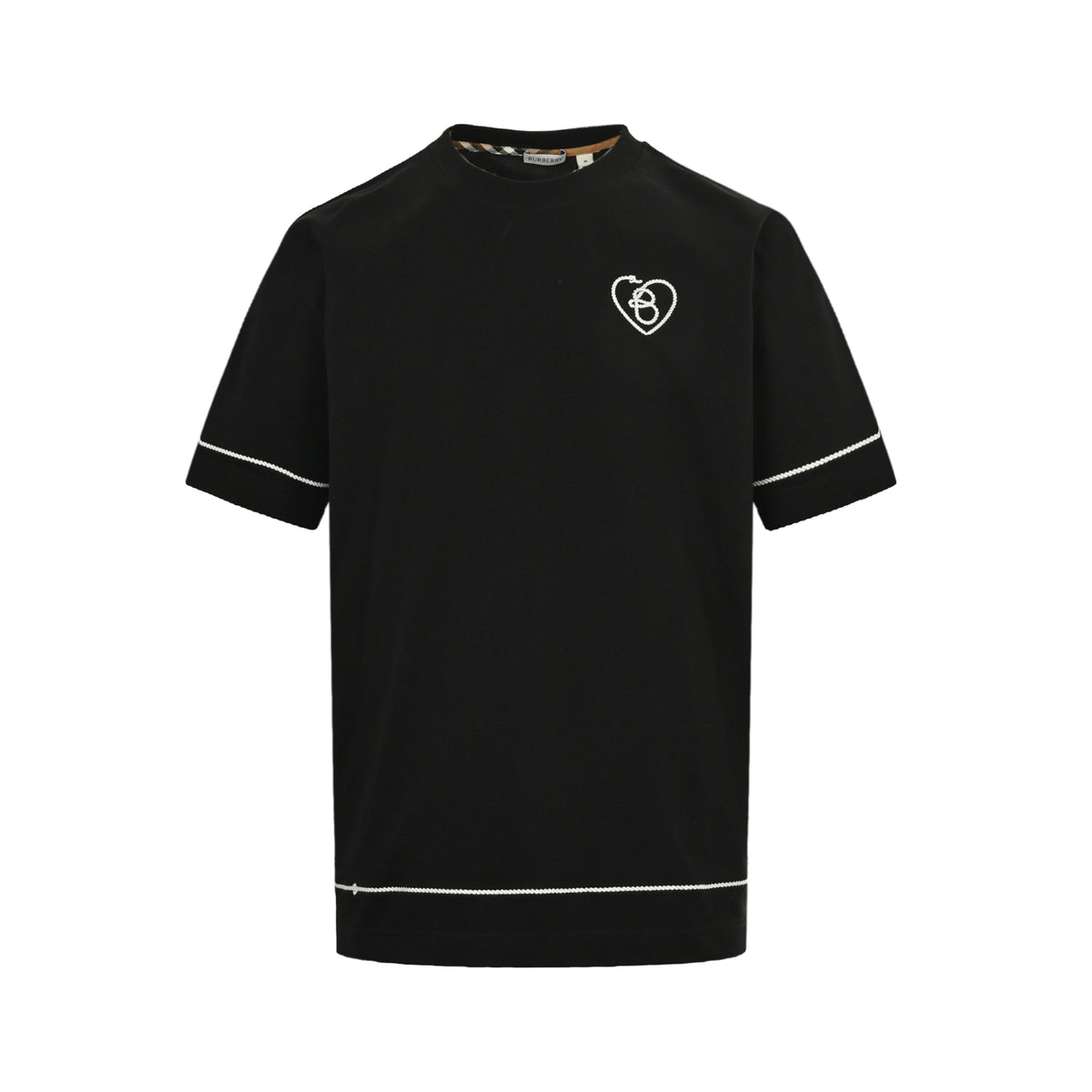 Burberry 25ss Valentine's Day love letter embroidered short sleeves