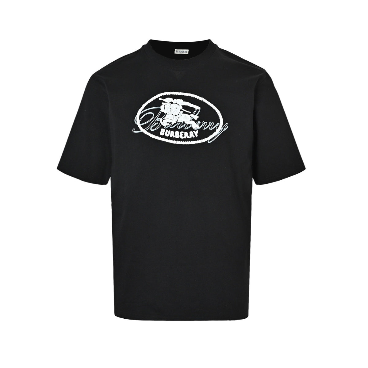 Burberry Oval Horse Knight Embroidered Short Sleeve