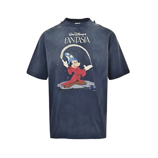 SAINT MICHAEL 25SS Fantasy Mickey printed short sleeves