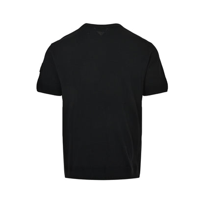 Moncler/Meng Mouth Mulberry Silk Armband Knitted Short Sleeves