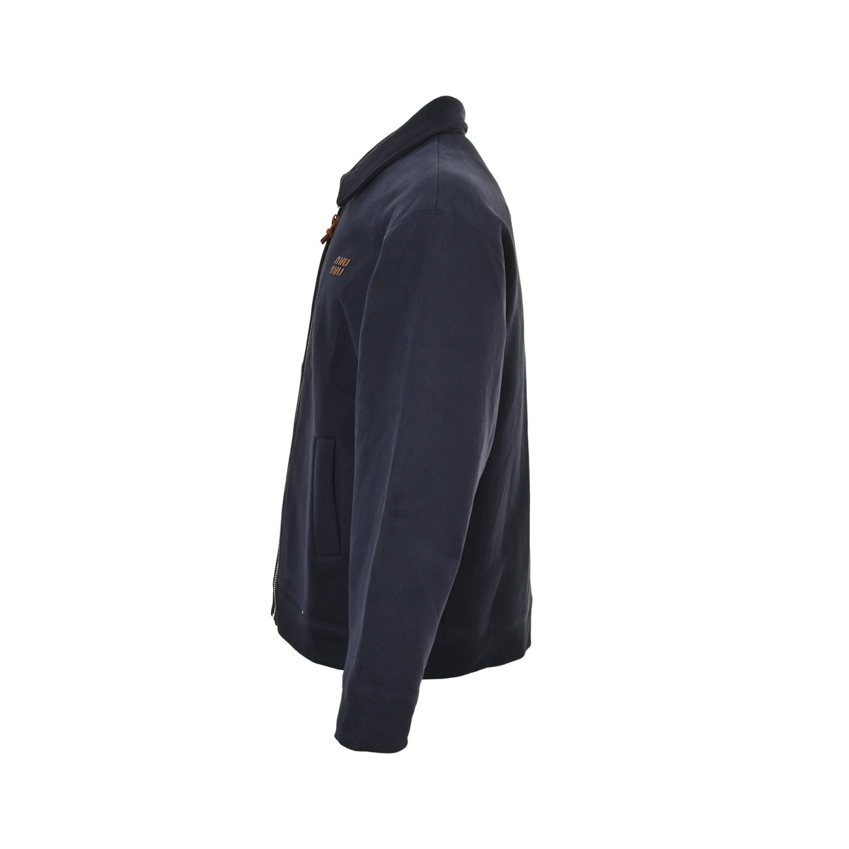 Miu Miu air layer jersey patchwork jacket