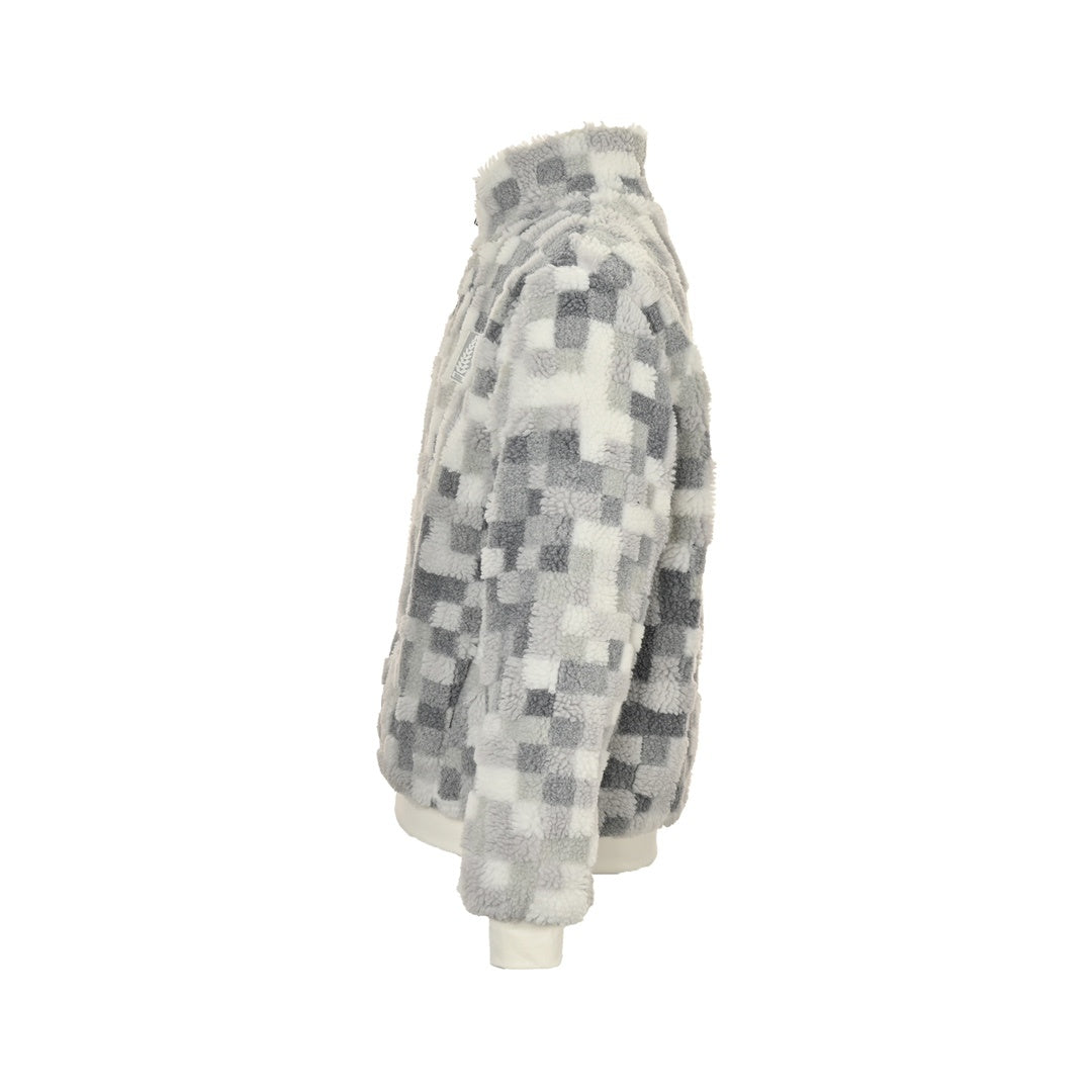 Louis Vuitton 24Fw gum logo mosaic polar fleece jacket