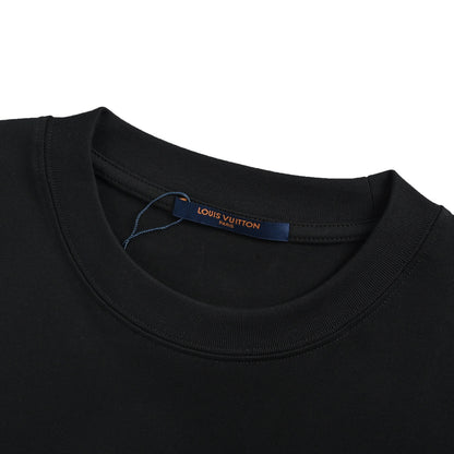 Louis Vuitton 26ss crown embroidered short sleeves