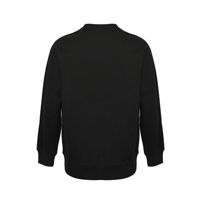 Dior 25Fw fluorescent pink embroidered letter logo round neck sweatshirt